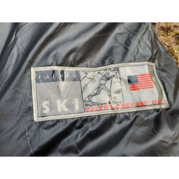 Ralph Lauren Large Vintage Ski Jacket. Thick / Puffer.Hood Hides In Neck Zipper - Picture 6 of 16